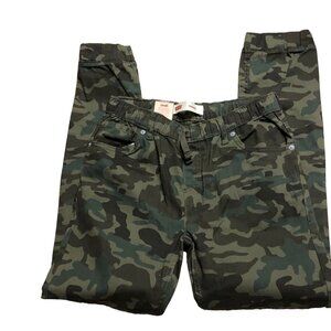 LEVI'S boys Jogger Pull On Slim Fit Stretch Camo size 16 W28 NEW WITH TAG